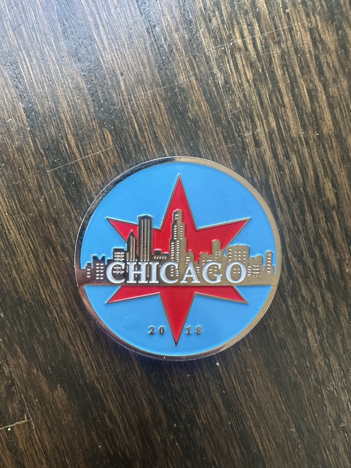 Ferne Branca Chicago 2018 Skyline Challenge Coin *rare*
