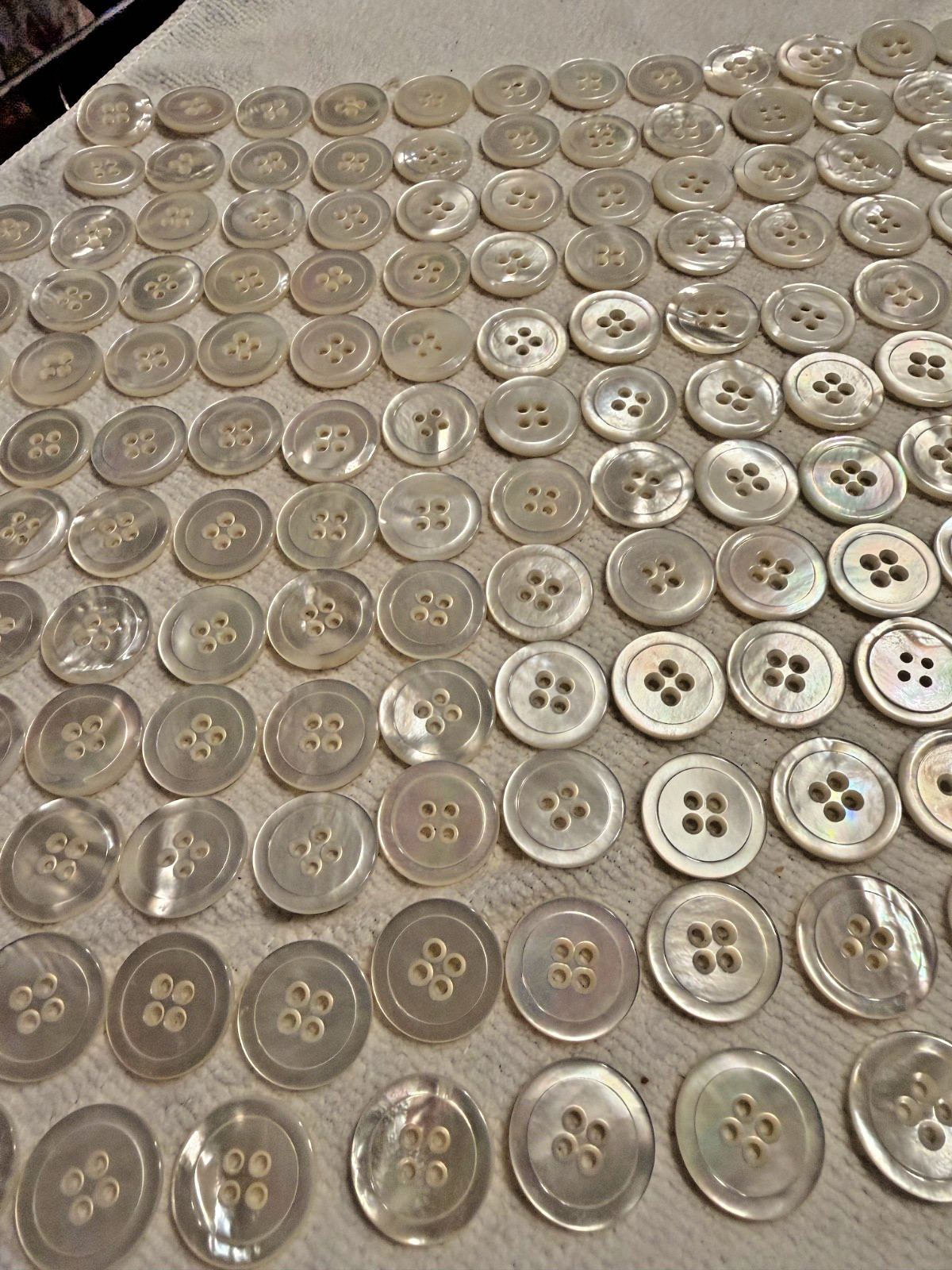 71 Genuine Mother of Pearl Shell Buttons 3/4\