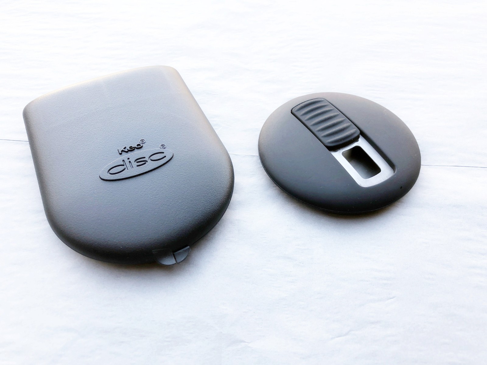 Authentic KEO Disc Pipe - Black & Stainless w/Case - 
