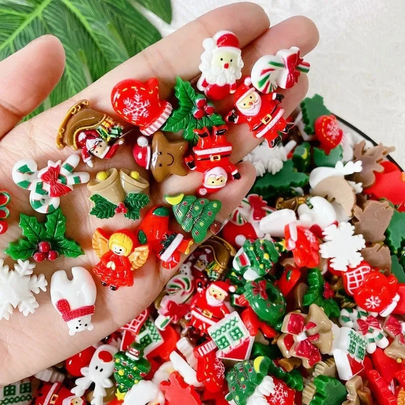 50 PCS Mini Christmas Ornaments,Miniature Resin Ornaments Small Tree... 50 PCS Mini Christmas Ornaments,Miniature Resin Ornaments Small Tree...