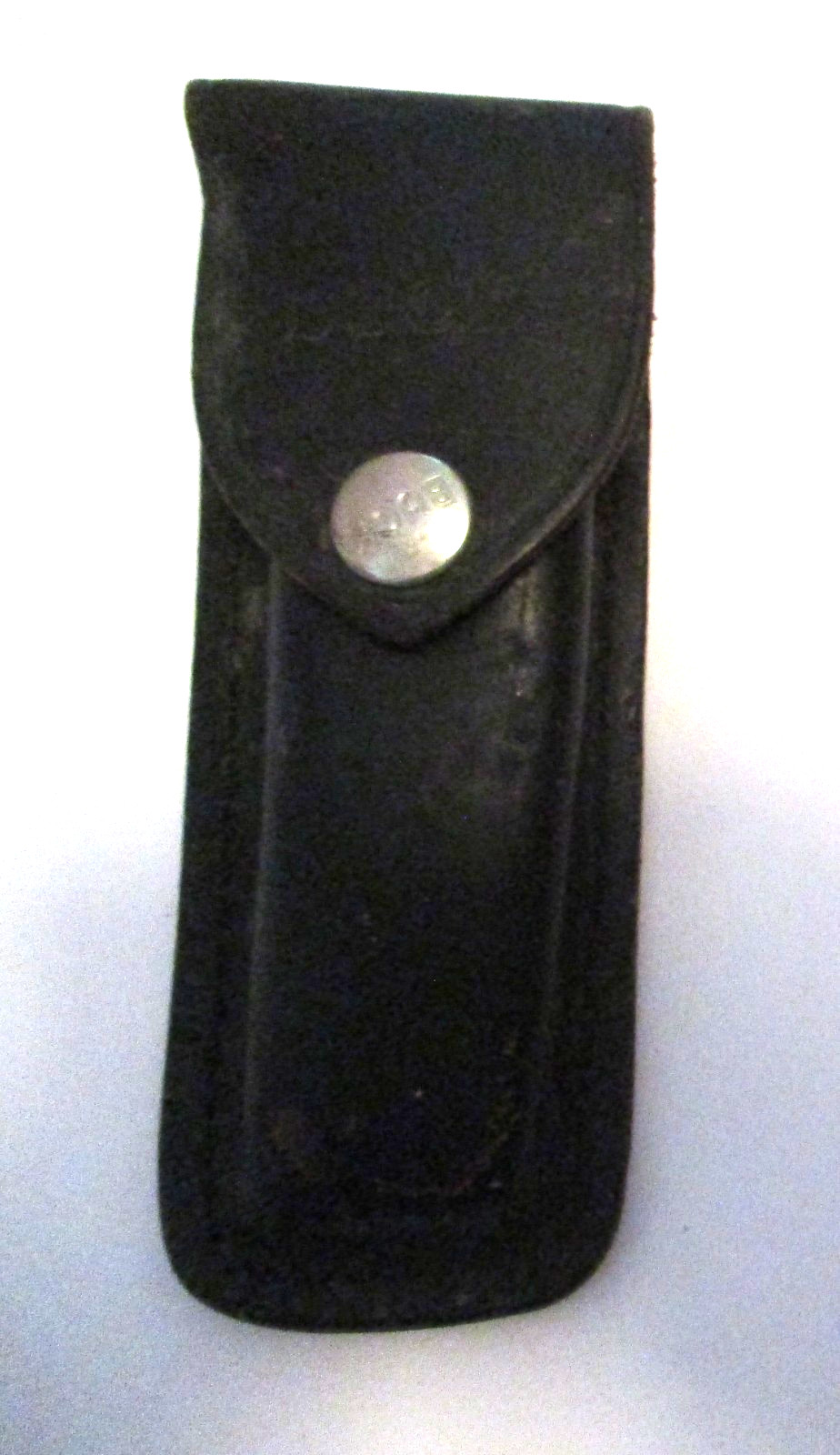 VINTAGE BUCK 110 FOLDING BLADE KNIFE BLACK LEATHER SHEATH HUNT PREPPER SURVIVAL VINTAGE BUCK 110 FOLDING BLADE KNIFE BLACK LEATHER SHEATH HUNT PREPPER SURVIVAL