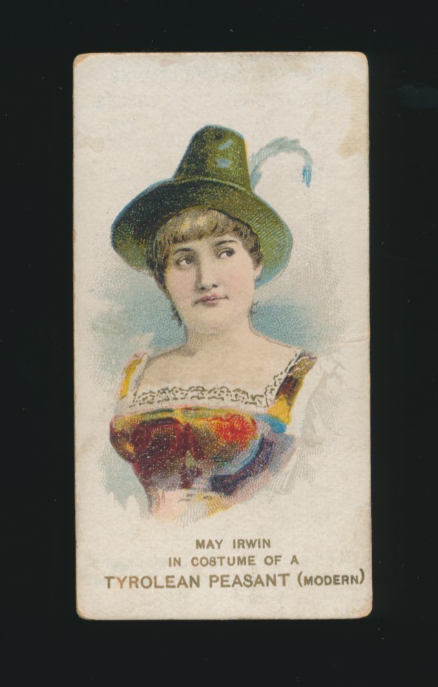 1889 N70 Duke Cigarettes ACTORS & ACTRESSES (Series 1) -MAY IRWIN 1889 N70 Duke Cigarettes ACTORS & ACTRESSES (Series 1) -MAY IRWIN
