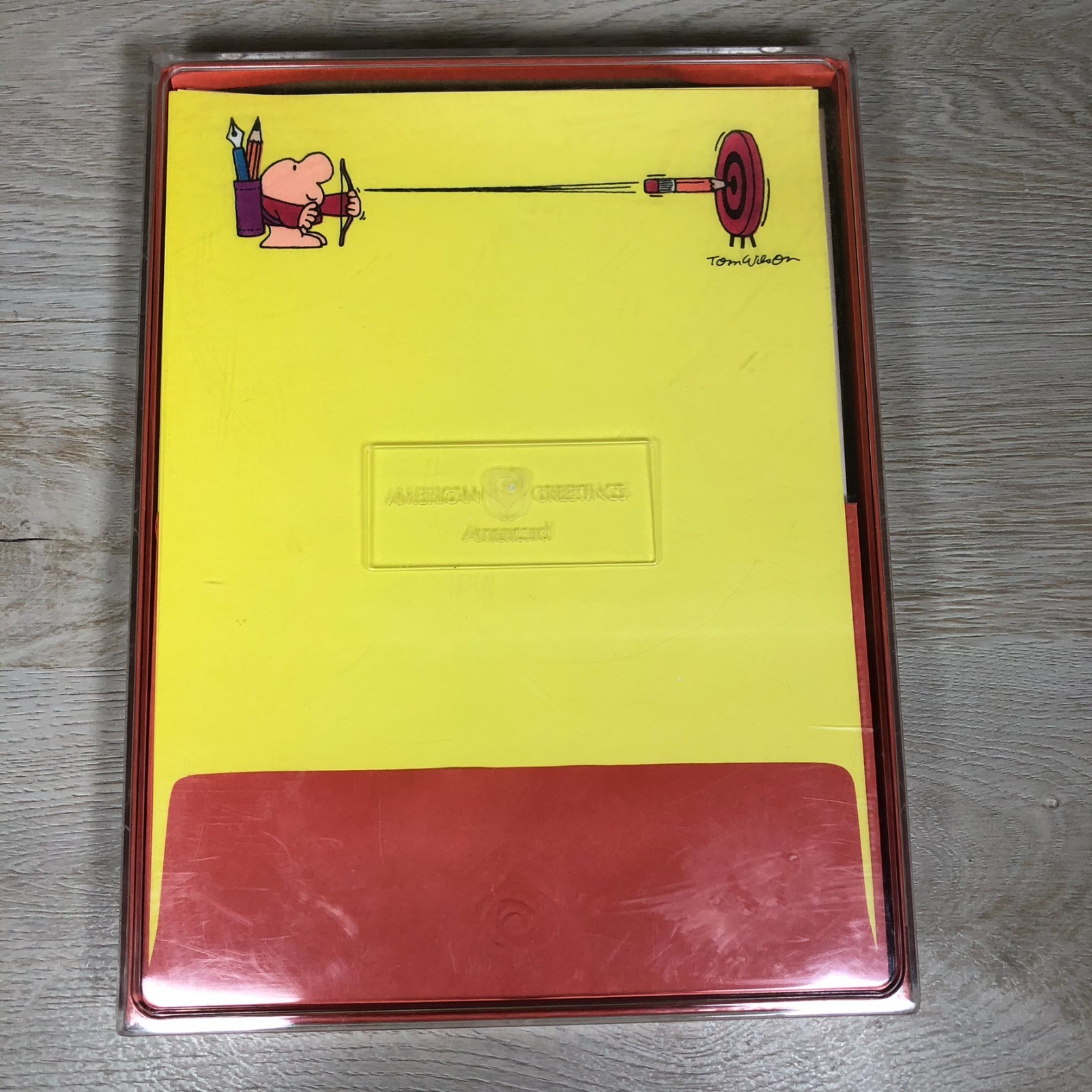 VTG 1983 American Greetings ZIGGY SHOOTING ARROW Stationery Set RARE NOS