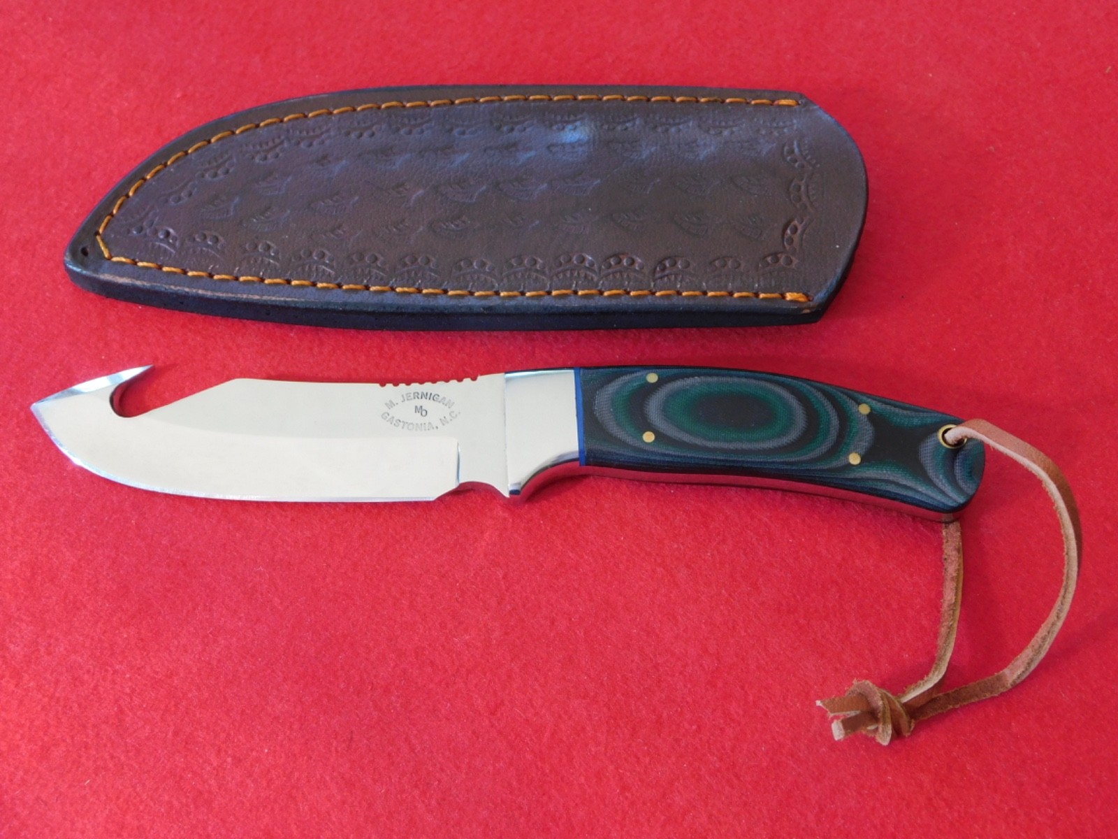 M. Jernigan Knife w/Sheath M. Jernigan Knife w/Sheath