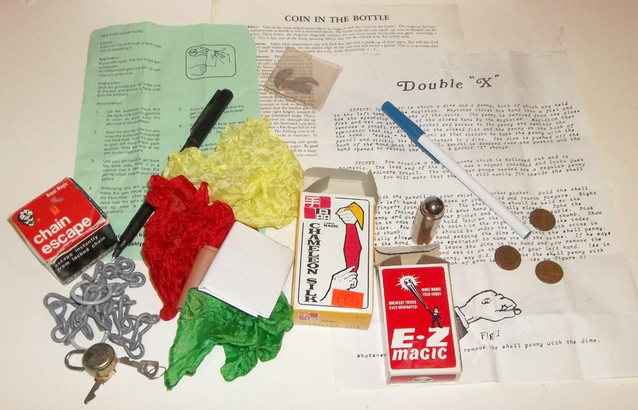 Vintage Magic Tricks Lot A