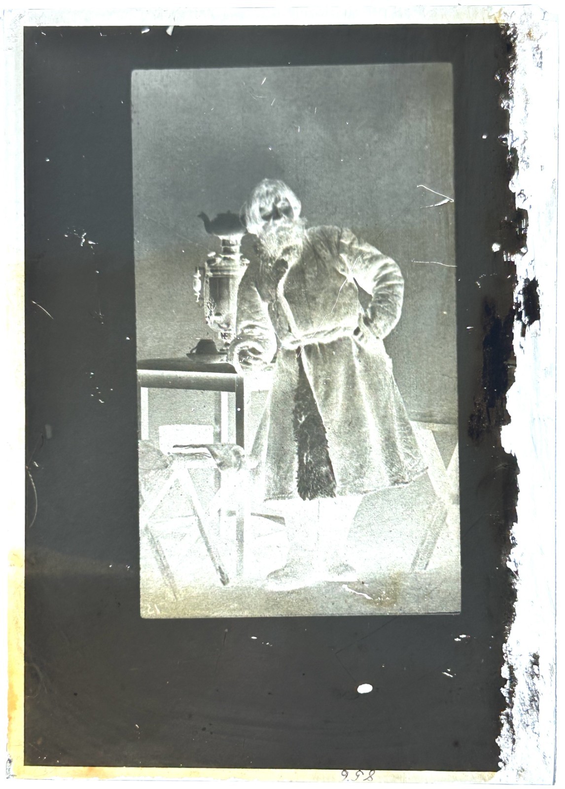 Antique William Carrick Glass Negative Photo - Ordinary Life in Russia - 5\