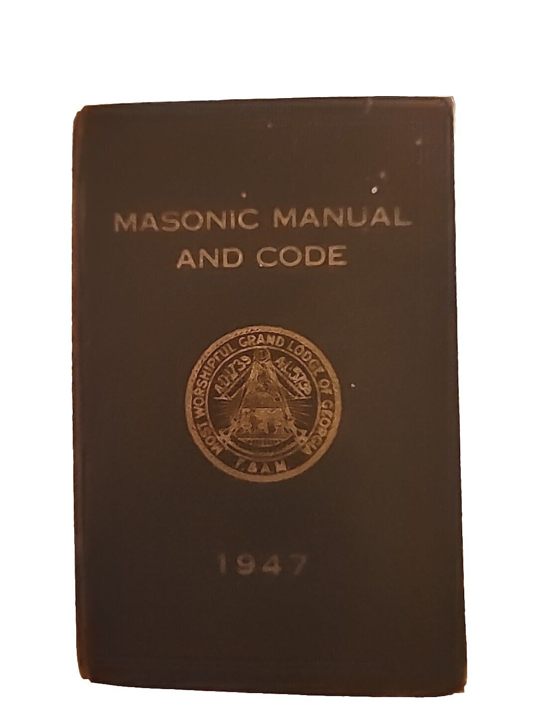 1947 Masonic Manual and Code of the Grand Lodge Masons of Georgia Mini Book