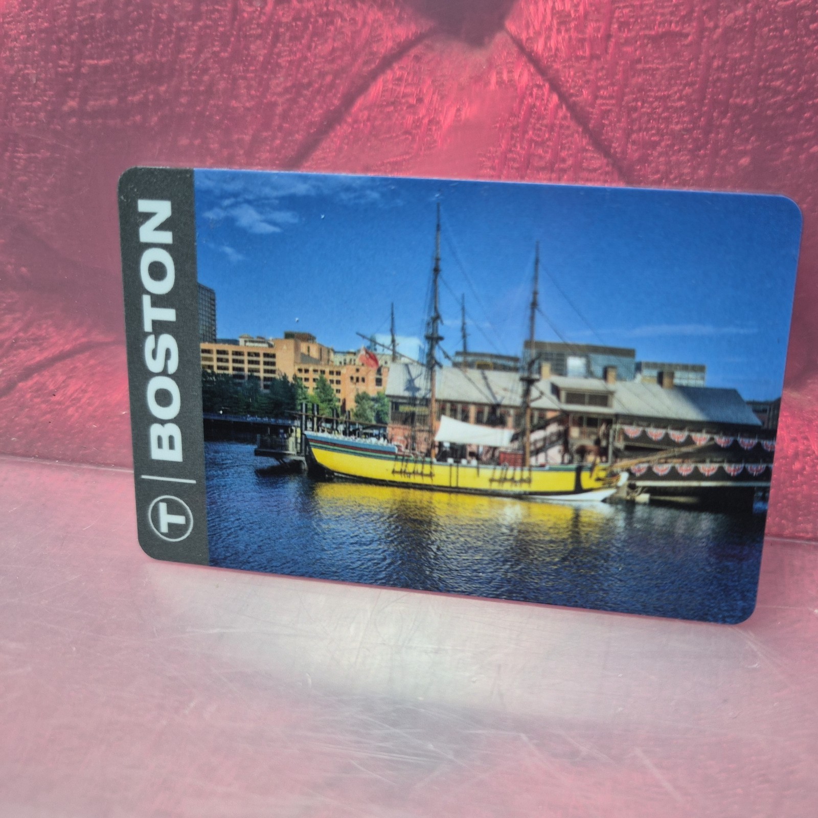 BOSTON MBTA 🩶 SILVER LINE t pass 2026 tea party charlie card LIMITED💔EDITION