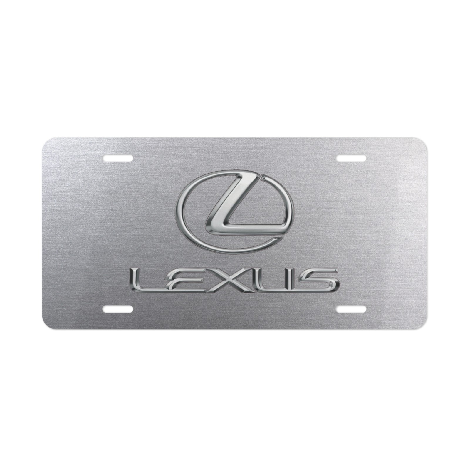 Lexus Logo Metal License Plate – Universal Car Accessory, Sleek Design Lexus Logo Metal License Plate – Universal Car Accessory, Sleek Design