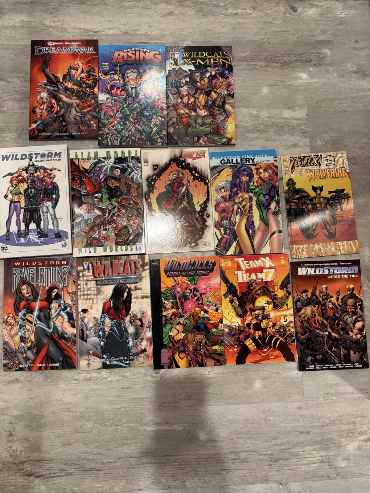 WildStorm TPB Lot of 13 WildCATS X-Men Rising Alan Moore Wild Worlds Grifter