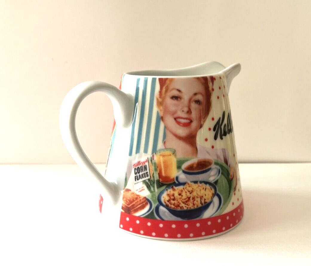 Portmeirion Vintage Kellogg's  Milk Jug/Creamer Set 1950's Style