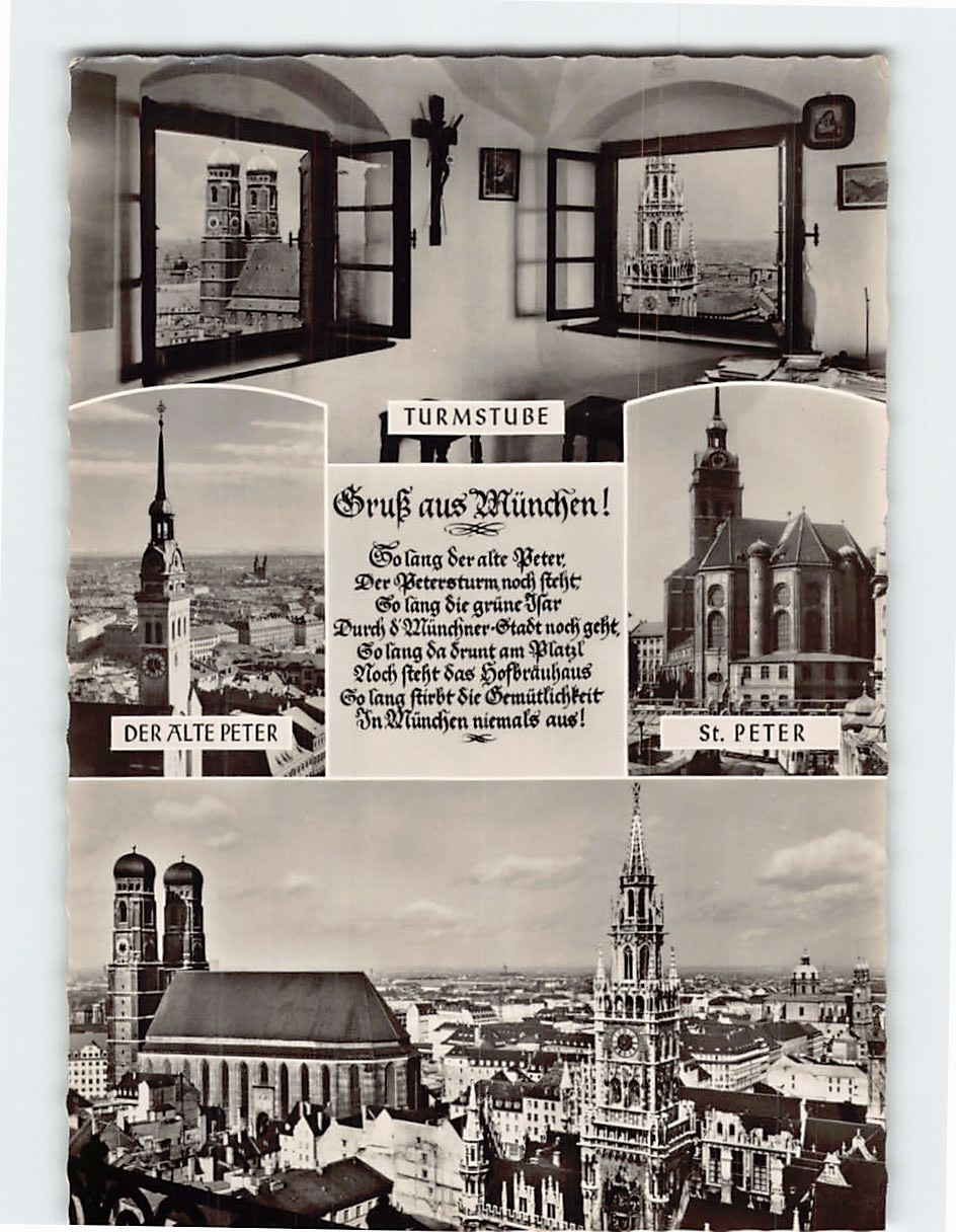 Postcard Gruss aus Munich Germany