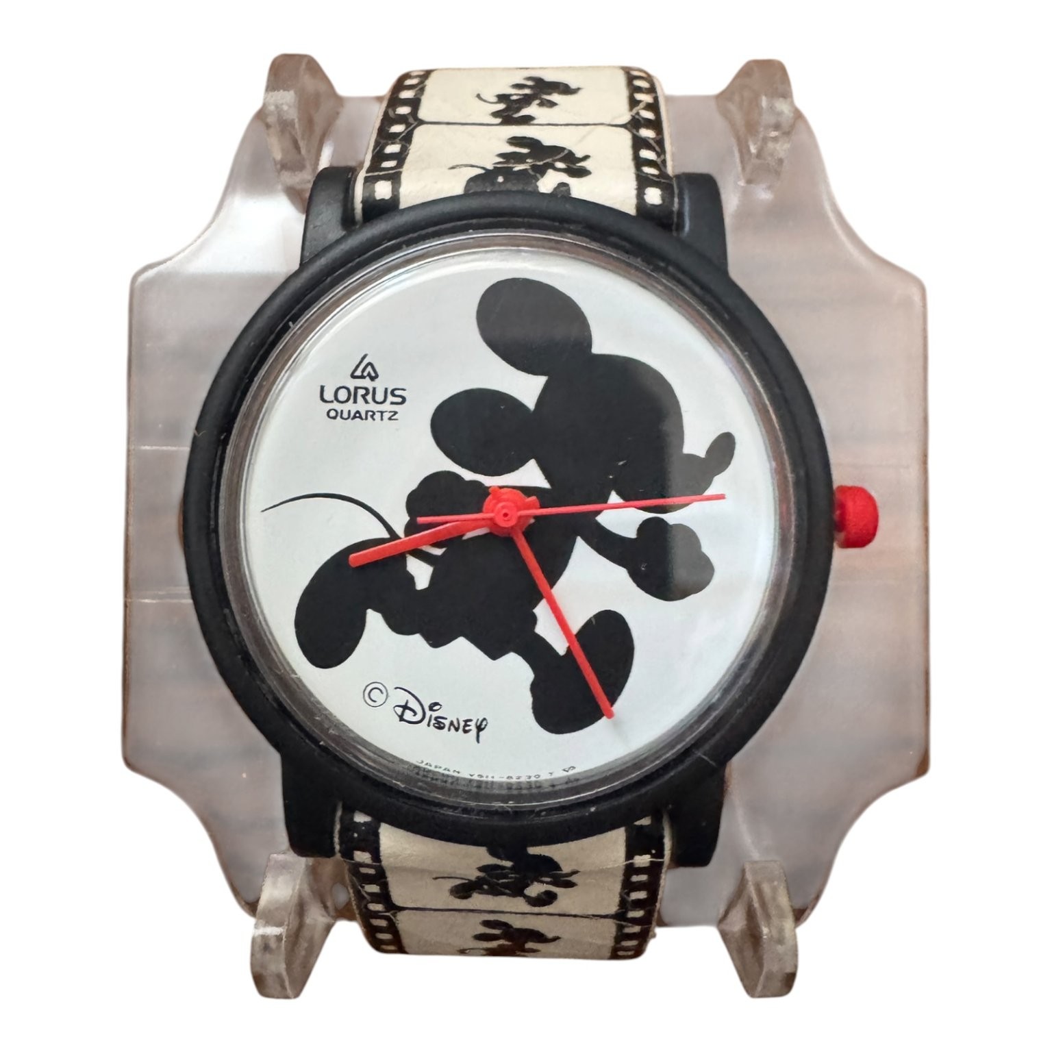Vintage Lorus Quartz Disney Hollywood Mickey Mouse Film Strip Watch Japan Vintage Lorus Quartz Disney Hollywood Mickey Mouse Film Strip Watch Japan
