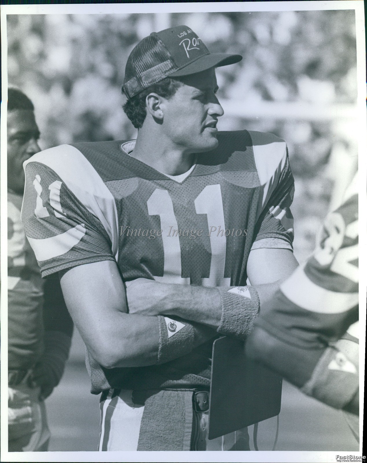 1986 Los Angeles Rams Jim Everett Football Photo 8x10