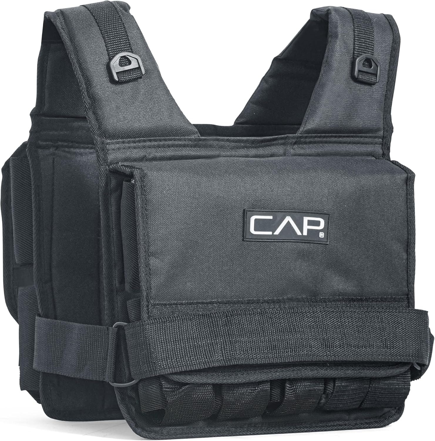 CAP Barbell 20-150 Lb Adjustable Weighted Vest, Regular and Short Options CAP Barbell 20-150 Lb Adjustable Weighted Vest, Regular and Short Options