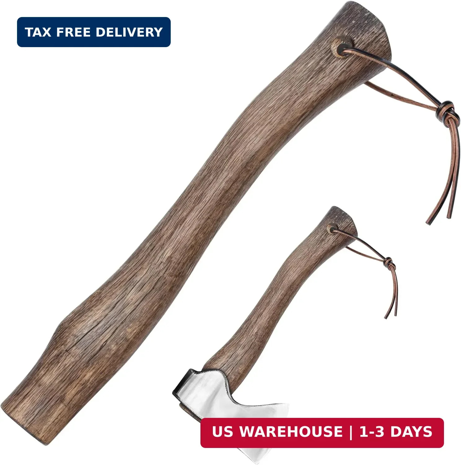 13\'\' Oak Wood Hatchet Handle Replacement - Fits Most Camp, Broad, and Single Bit 13\'\' Oak Wood Hatchet Handle Replacement - Fits Most Camp, Broad, and Single Bit