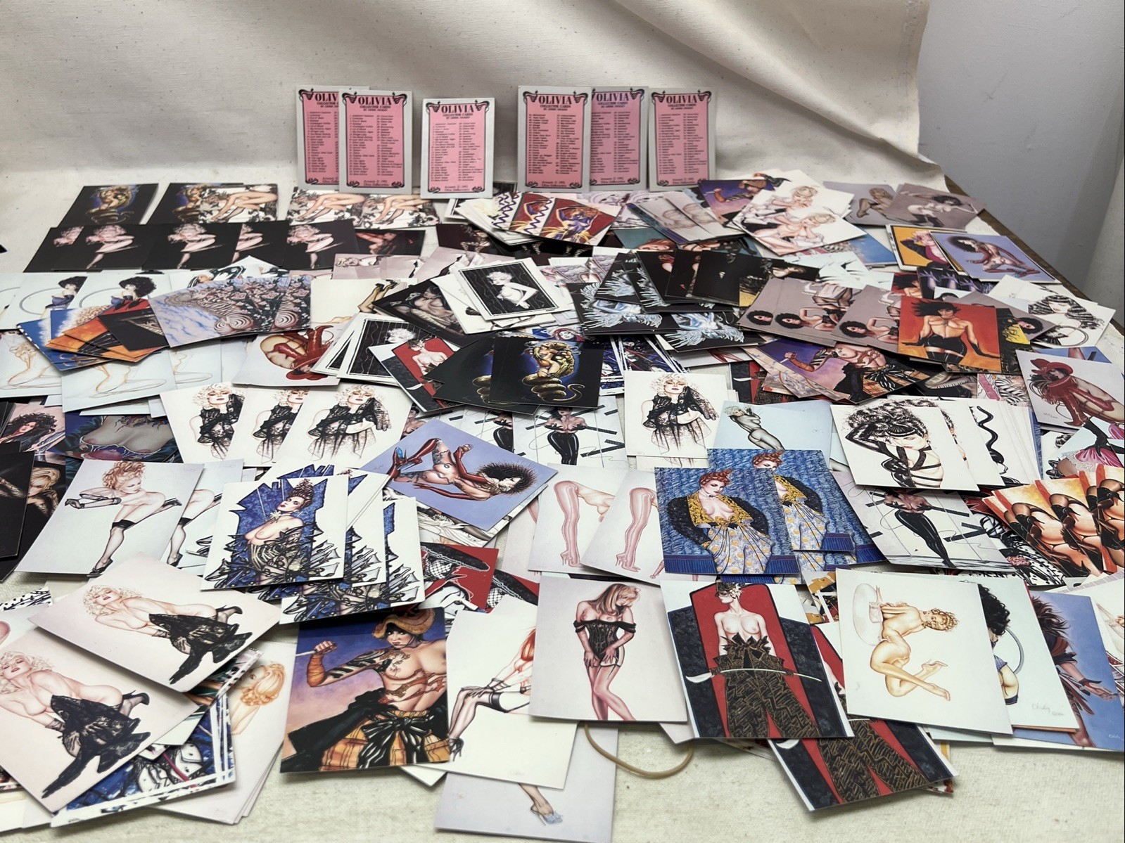 Olivia Collector Cards 1992 Olivia II VG Multiple Sets 300+ Cards C11 Olivia Collector Cards 1992 Olivia II VG Multiple Sets 300+ Cards C11