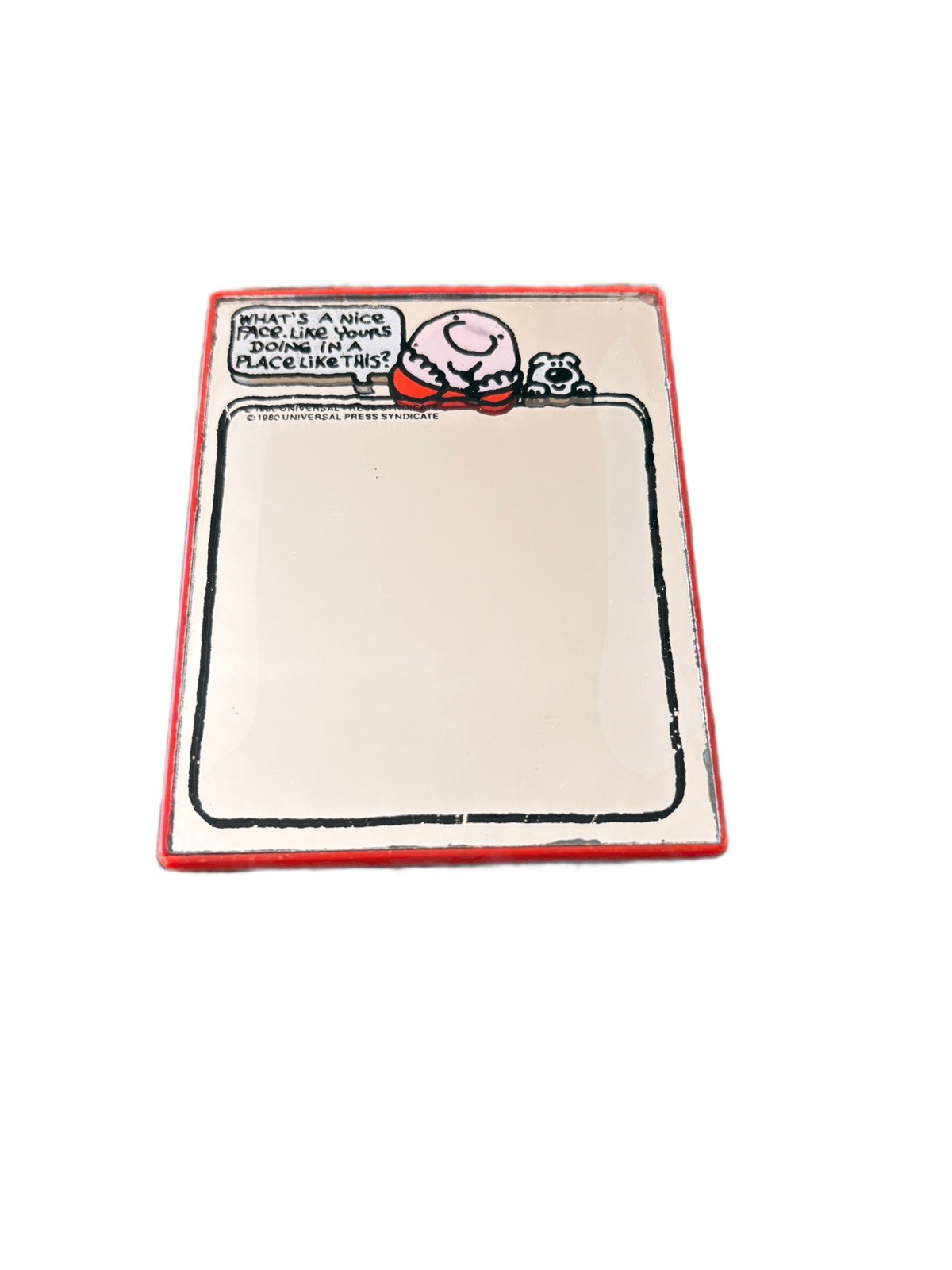 Vintage 1980’s Ziggy Mirror “What’s A Nice Face Like Yours…”