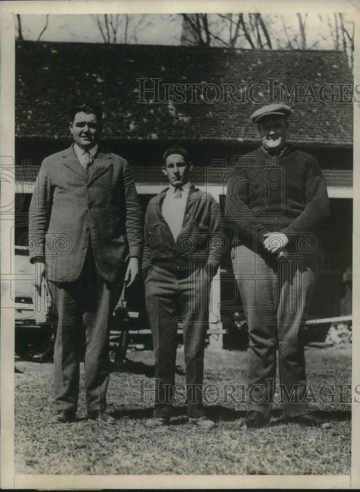 1925 Press Photo 2 largest boys in New England Maurice Humphrey & Brad Iliiles
