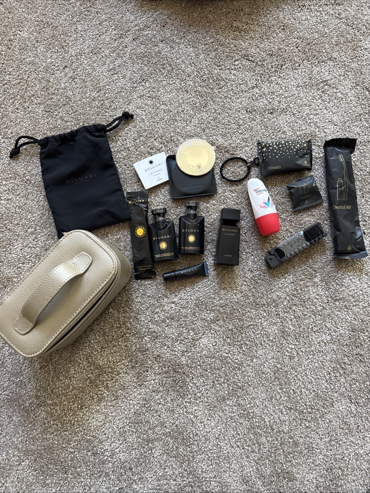 Emirates Newest First Class Amenity Kit  Aug/2026