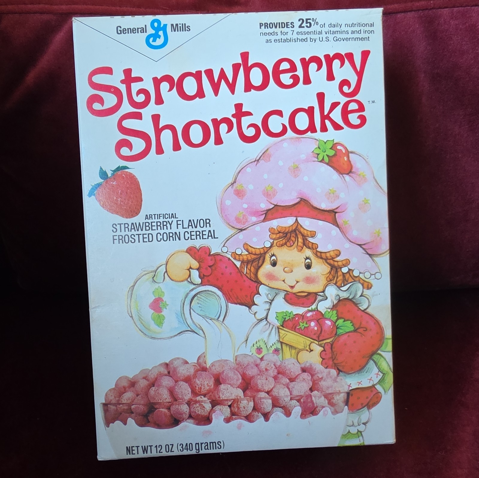 Vintage 1981 Strawberry Shortcake Cereal Box General Mills Original Series 2 Vintage 1981 Strawberry Shortcake Cereal Box General Mills Original Series 2