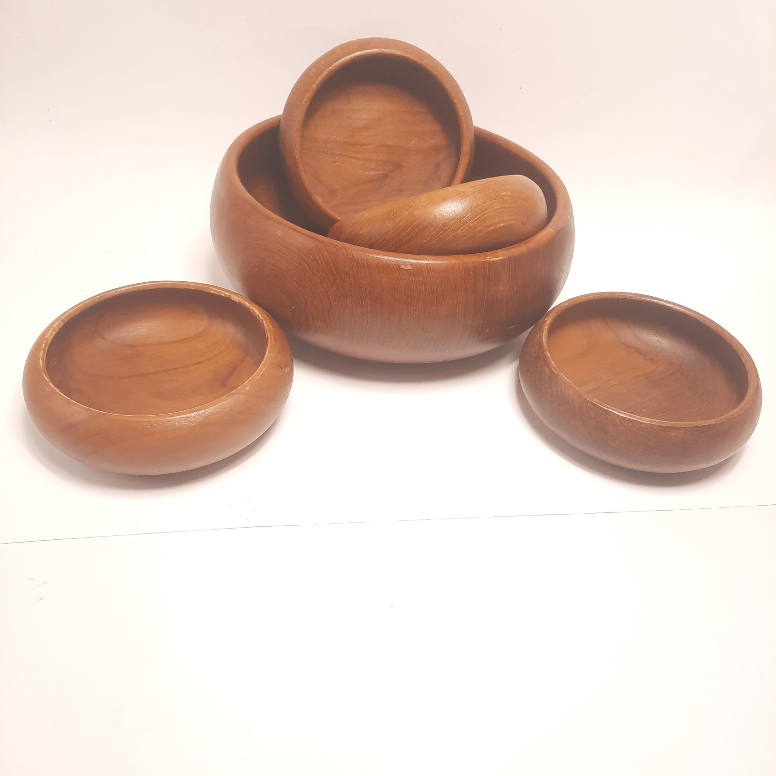 Vintage Dolphin Teak Wood Salad Serving Set Primitive Rustic Minimalist No Tools Vintage Dolphin Teak Wood Salad Serving Set Primitive Rustic Minimalist No Tools