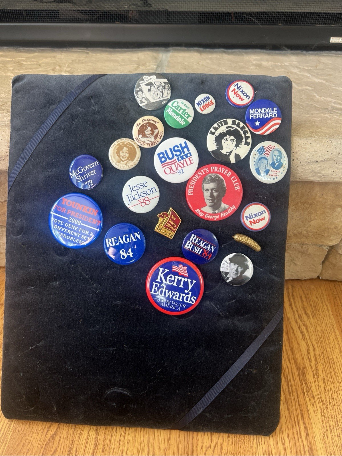 Vintage Pinback Buttons Lot of 20 Heinz, Shirley Temple, Political Vintage Pinback Buttons Lot of 20 Heinz, Shirley Temple, Political