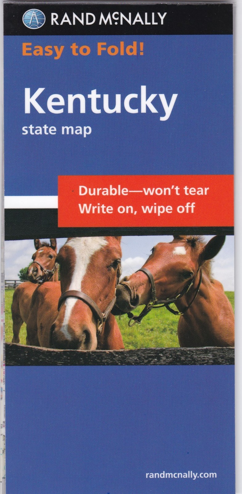 Rand McNally Kentucky Easyfinder Laminated Folding Map Rand McNally Kentucky Easyfinder Laminated Folding Map
