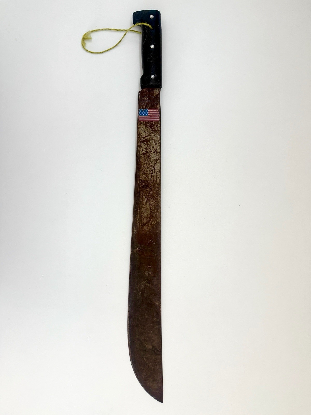 DAMAGED PARTS & REPAIR Vintage Antique Express USA Flag 27” Bush Machete Knife