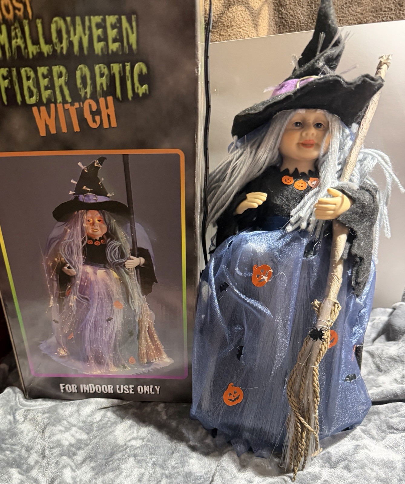 Foremost Fiber Optic Halloween Witch - 12 In. (1990’s Vintage Kmart) Foremost Fiber Optic Halloween Witch - 12 In. (1990’s Vintage Kmart)
