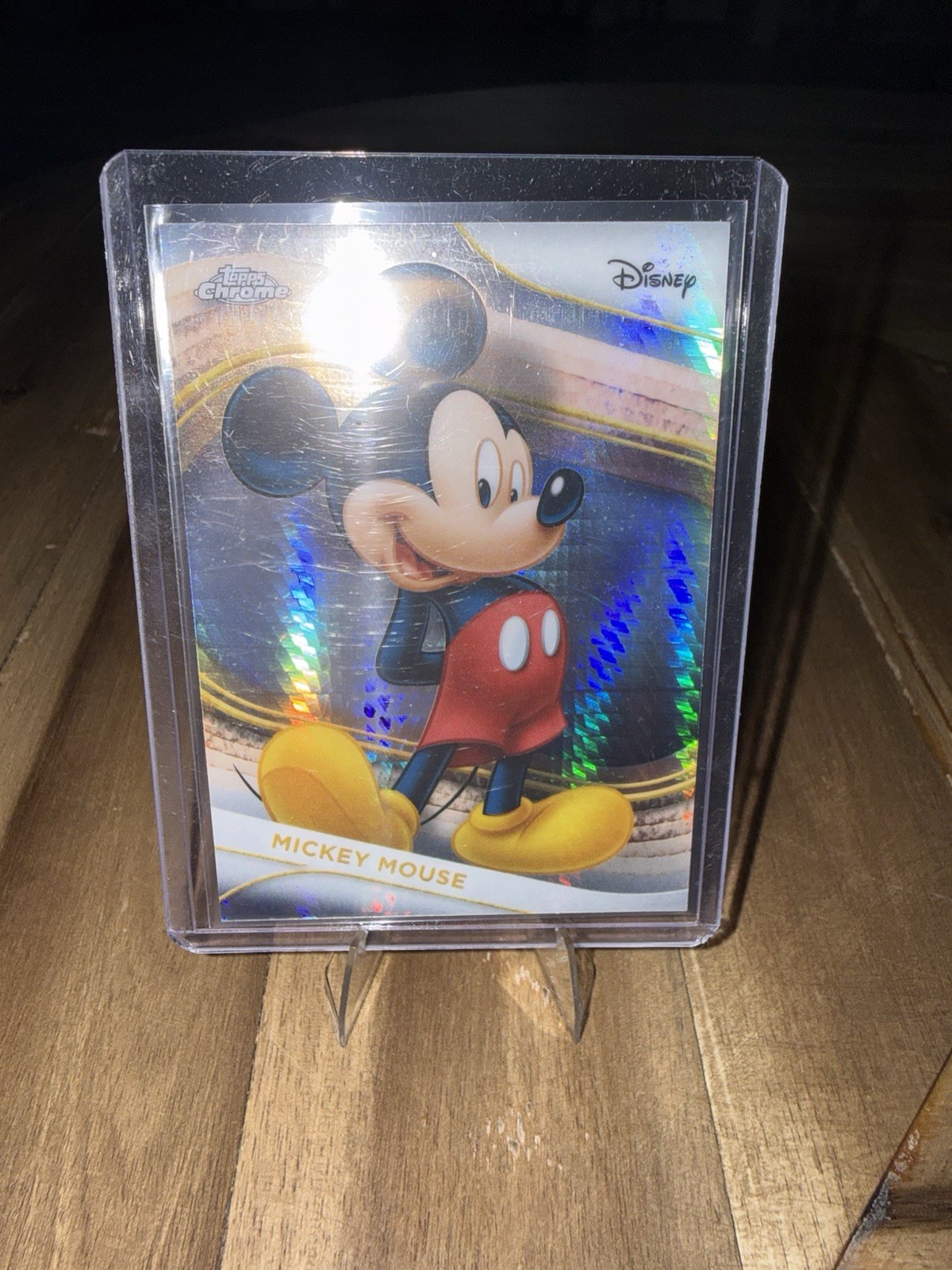 Mickey Mouse 2025 Topps Chrome Disney #1 Prism Refractor