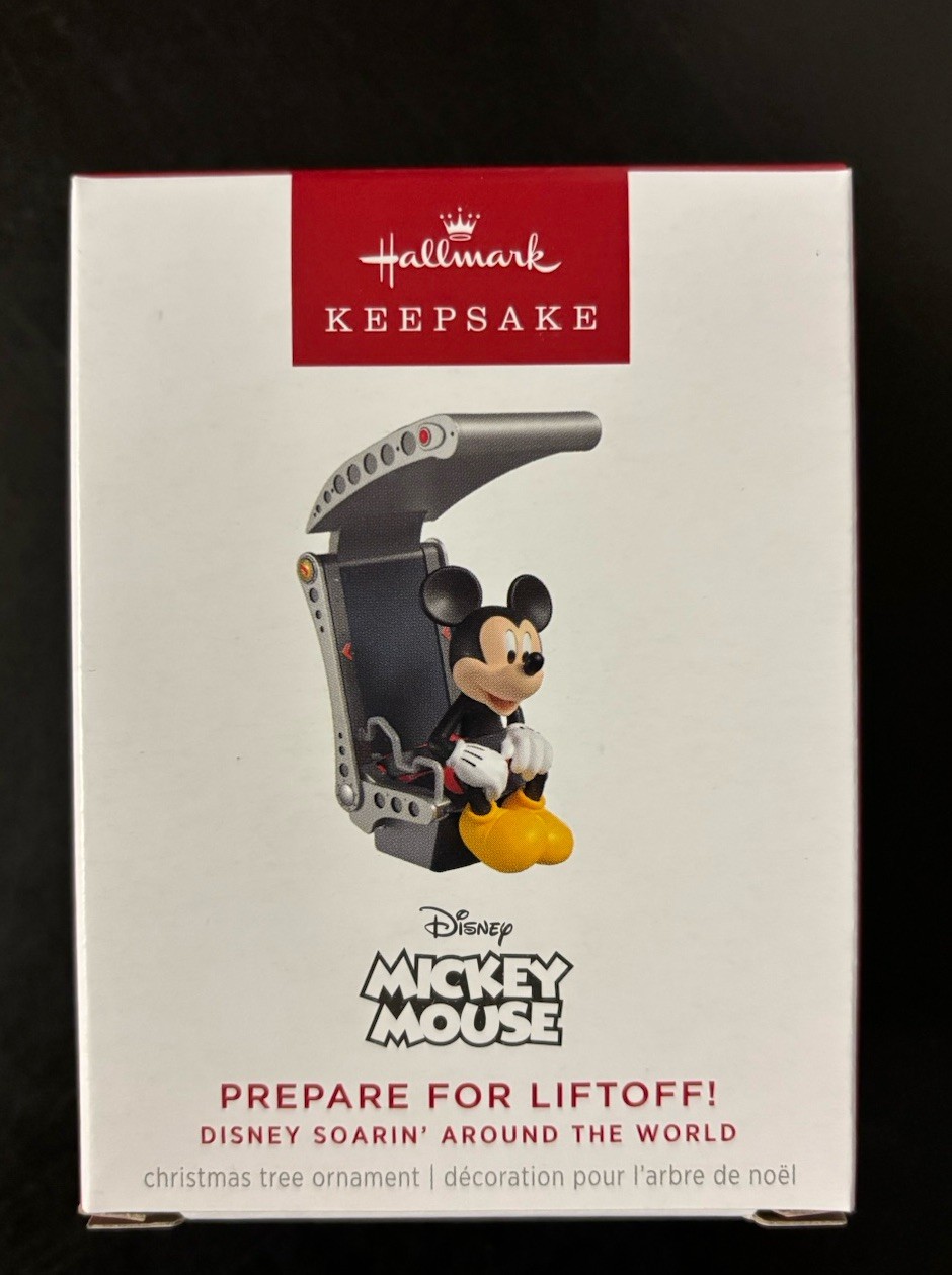 SOLD OUT Hallmark Disney Soarin’ Mickey Mouse Prepare For Liftoff 2026 Ornament SOLD OUT Hallmark Disney Soarin’ Mickey Mouse Prepare For Liftoff 2026 Ornament