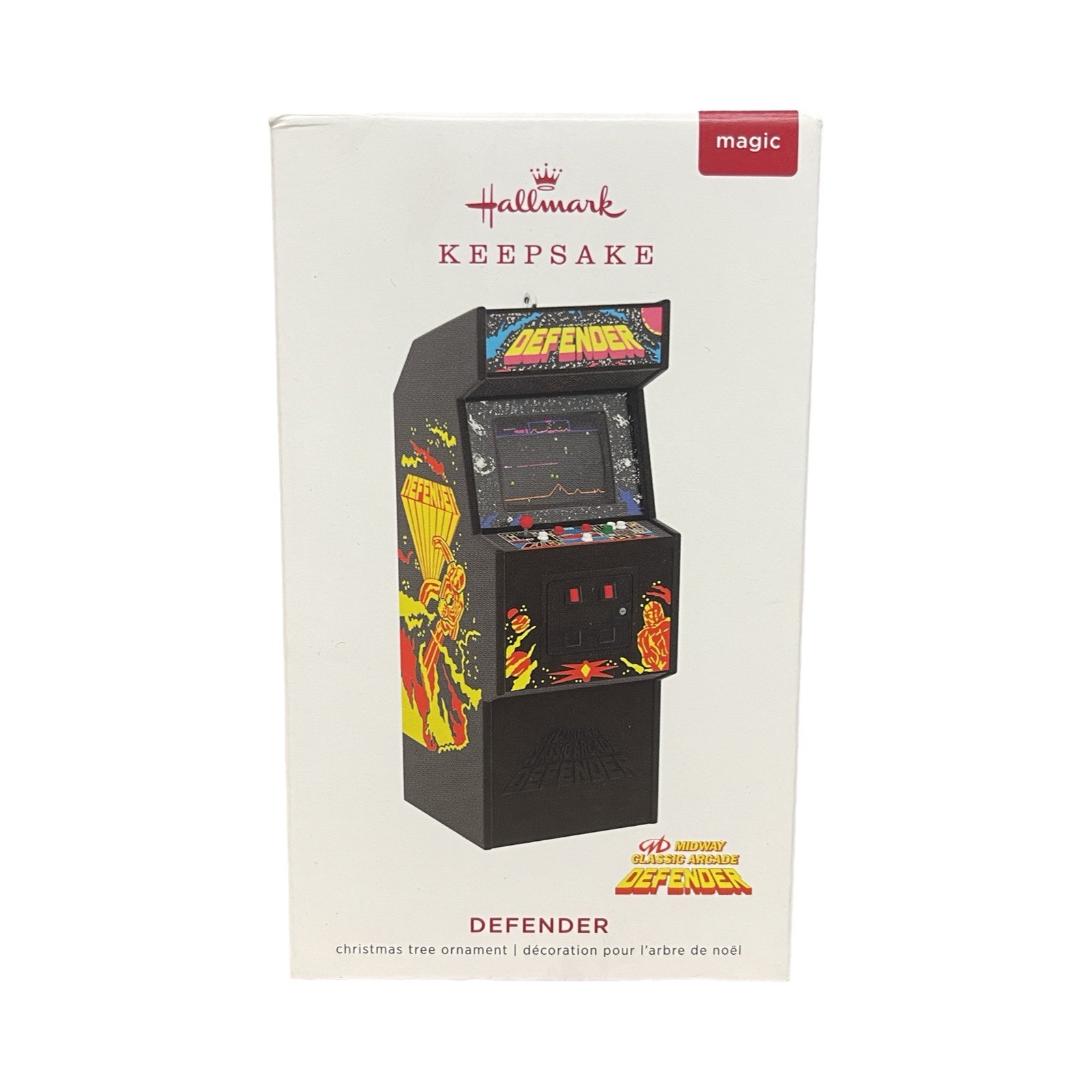 2019 Hallmark Defender Ornament - Retro Midway Classic Arcade Game