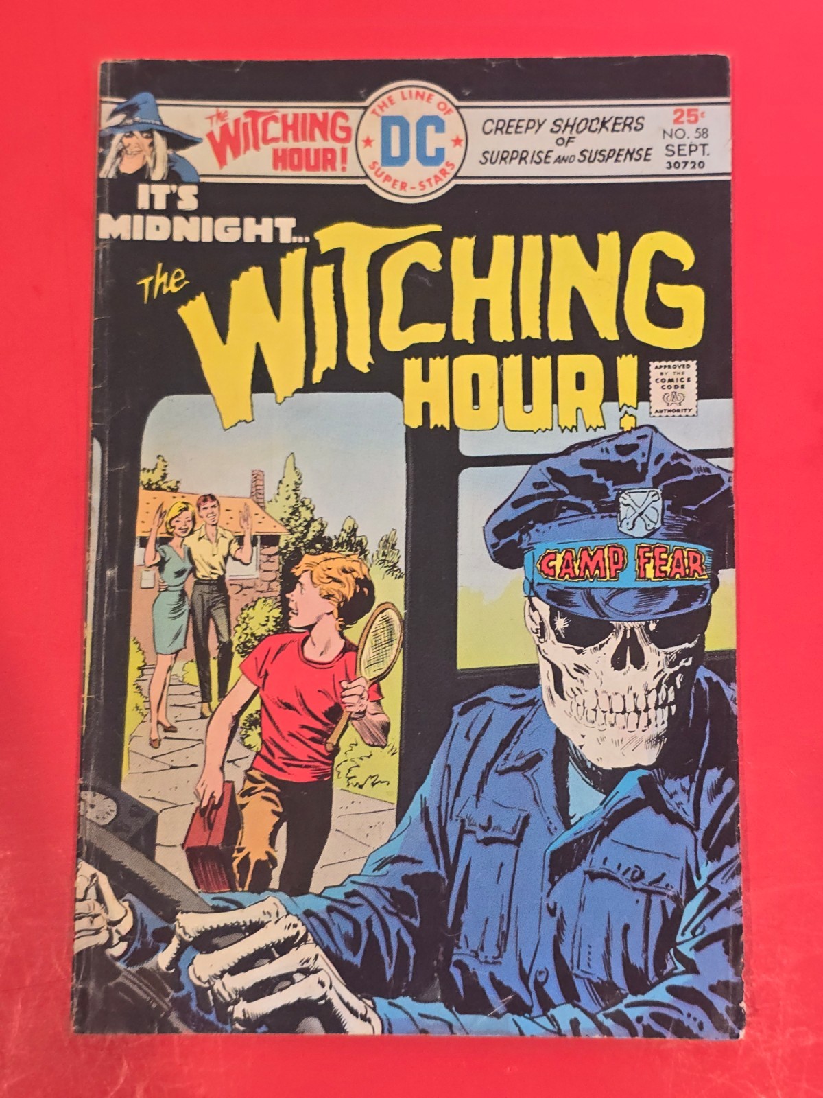 The Witching Hour #58 DC Comics 1975 Horror Camp Fear Luis Dominguez Cover