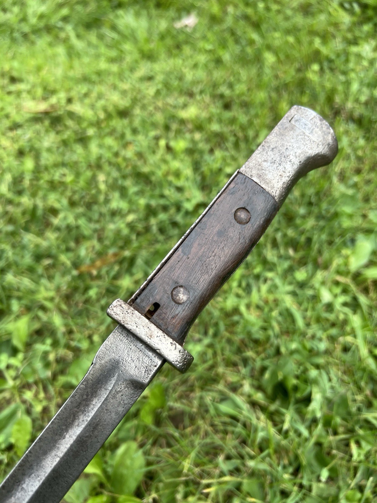 Rare WWI German 1884/98 Sawback Bayonet - Sawback Removed Gottlieb Solingen