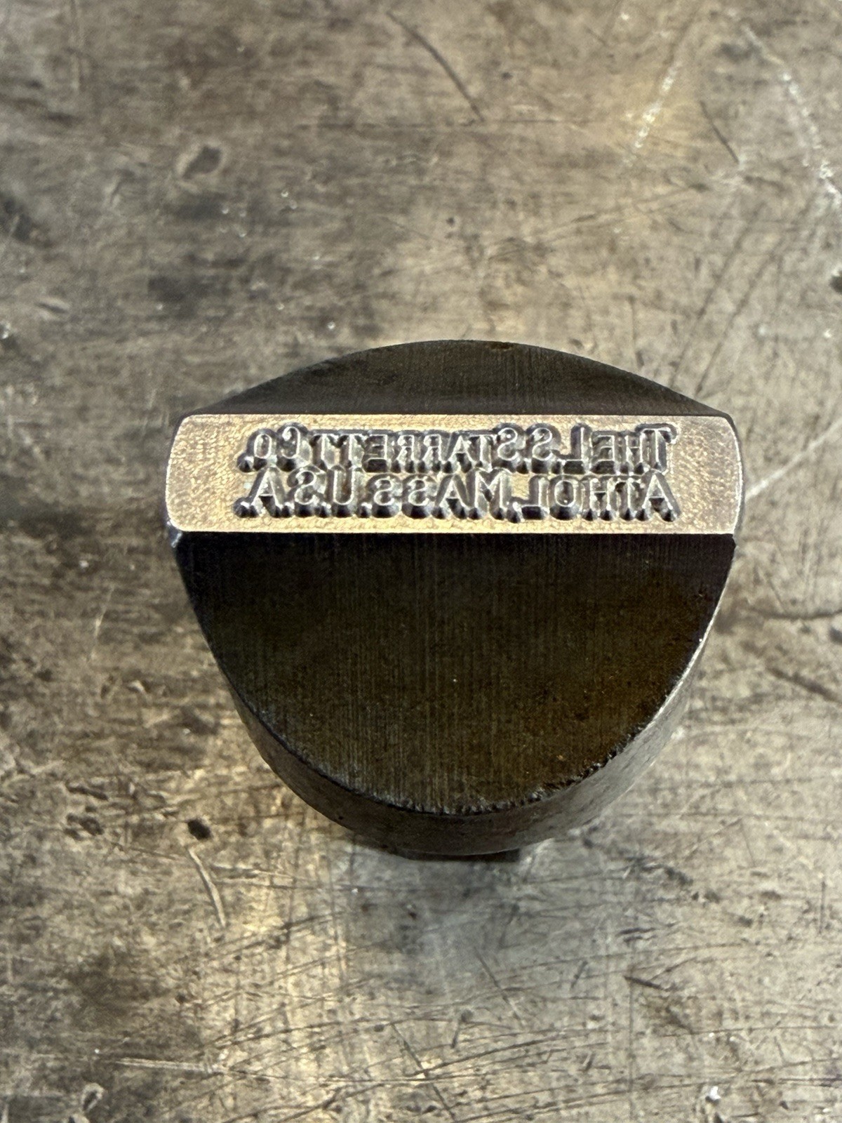 Starrett **RARE** Roll Stamping Tool Die