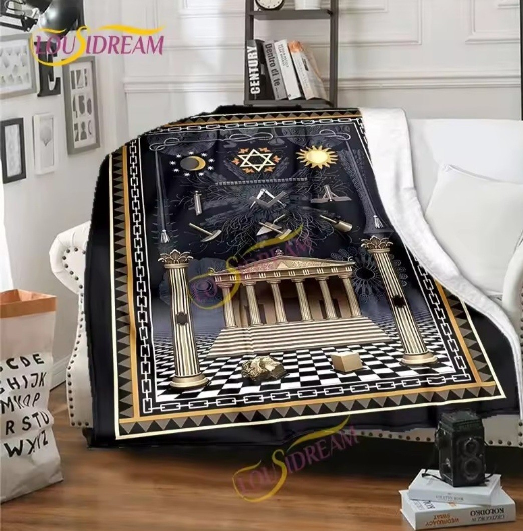 Masonic Blanket - 50\ Masonic Blanket - 50\