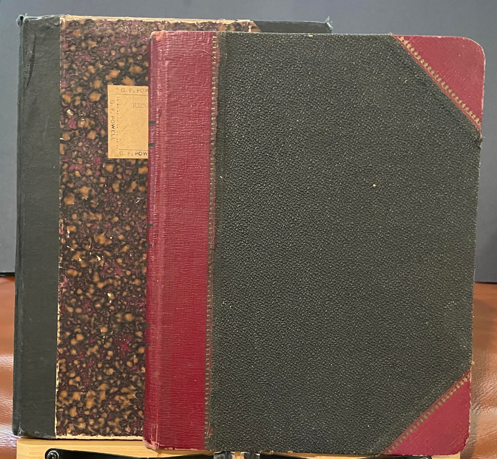 Hand-written pre-WW2 journals/diary Col. Grosvenor Powell, Legion of Merit, etc.