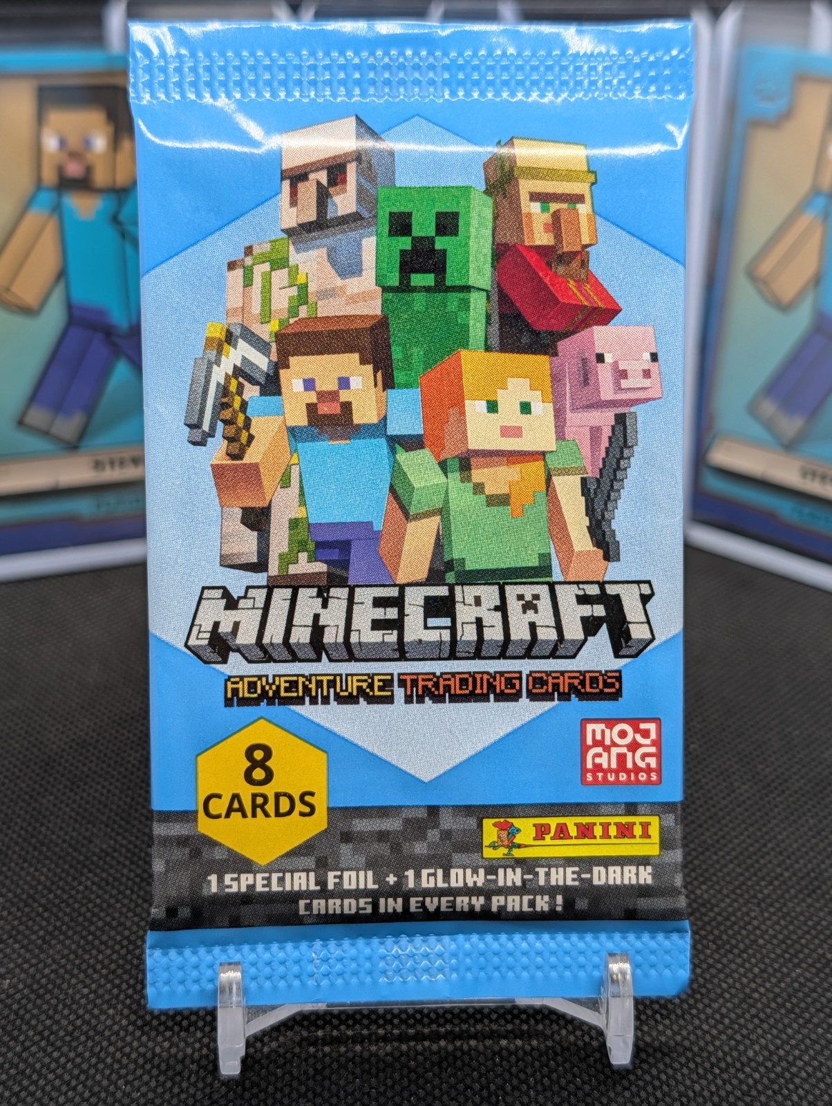 2020/2021 Panini Minecraft Adventure Trading Cards Sealed Booster Pack Series 1