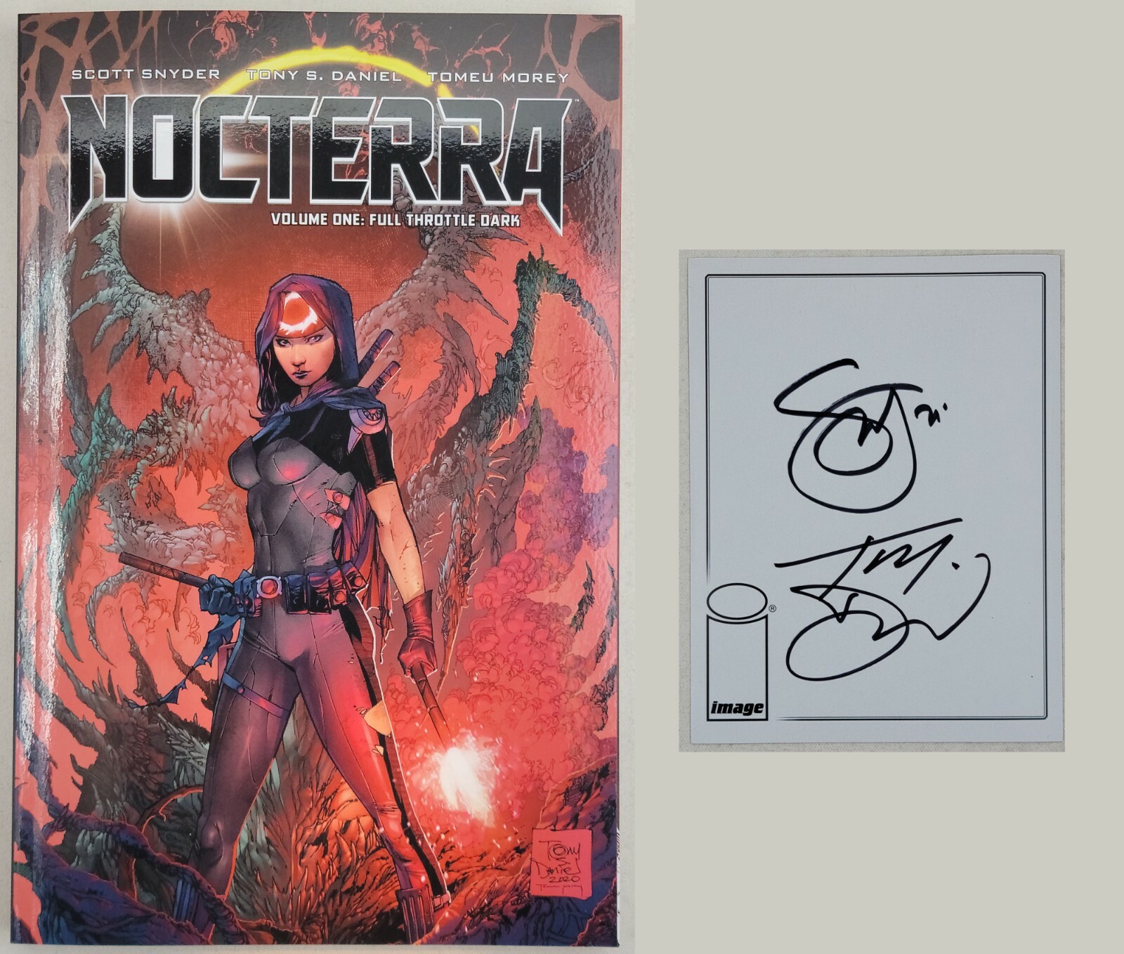 Nocterra Vol 1 TPB  - 1st Print with Signed Book Plate Snyder & Daniel