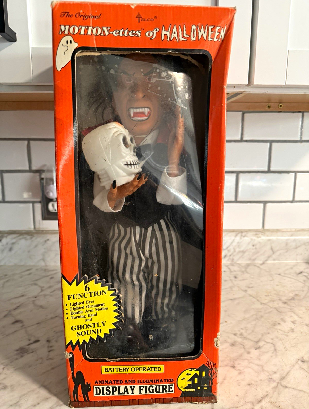 Vintage 1989 Telco Dracula Motion-ettes Halloween Figure New Unused Untested Vintage 1989 Telco Dracula Motion-ettes Halloween Figure New Unused Untested