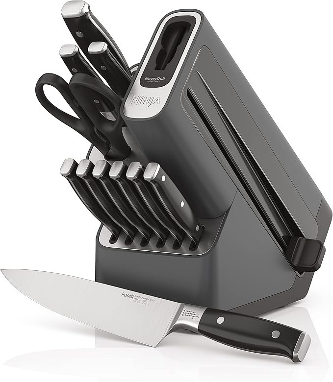 Ninja K32012 Foodi NeverDull Premium Knife System, 12 Piece Knife Block Set Ninja K32012 Foodi NeverDull Premium Knife System, 12 Piece Knife Block Set