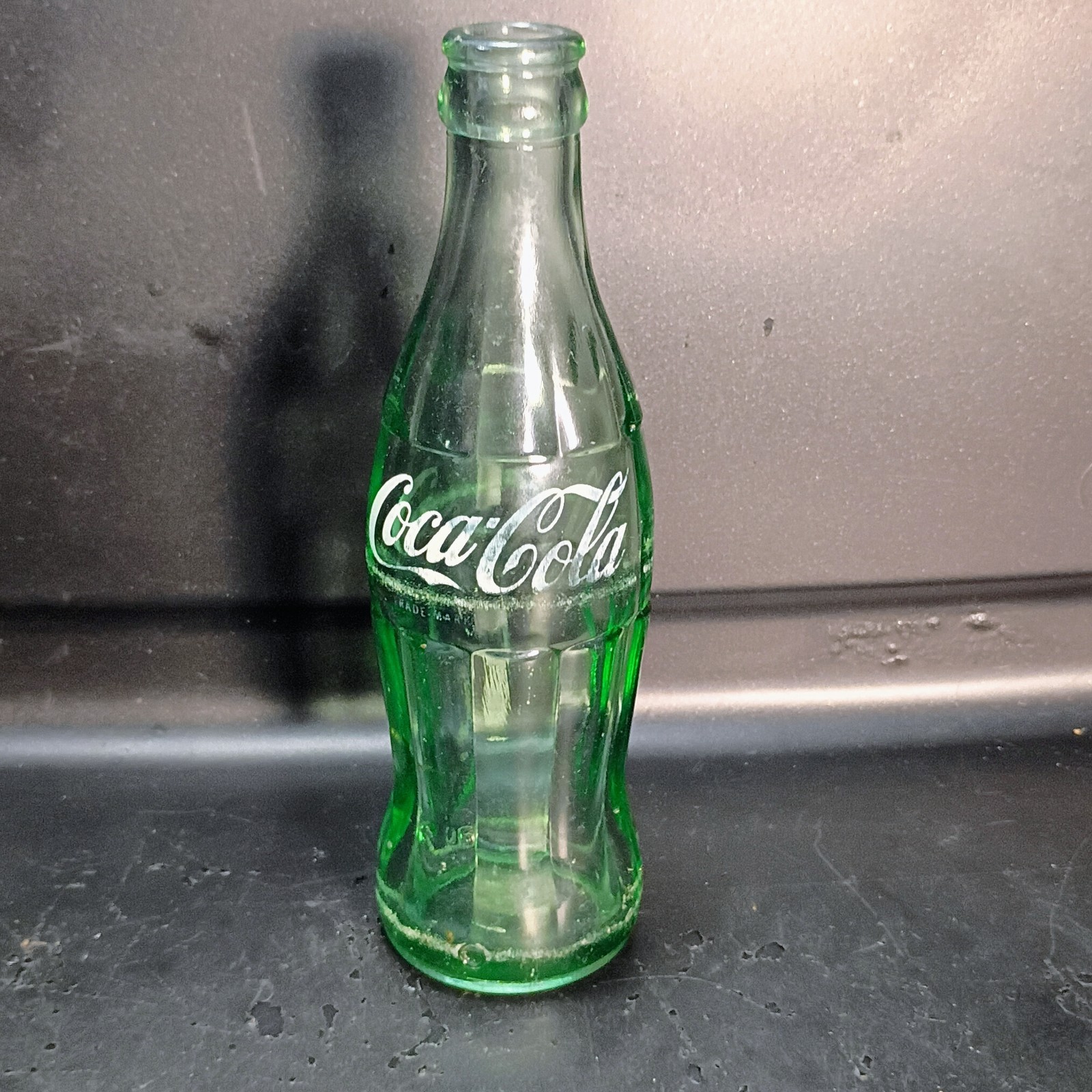 Vintage 1964 Coca Cola Coke Bottle Green Glass 6 1/2oz