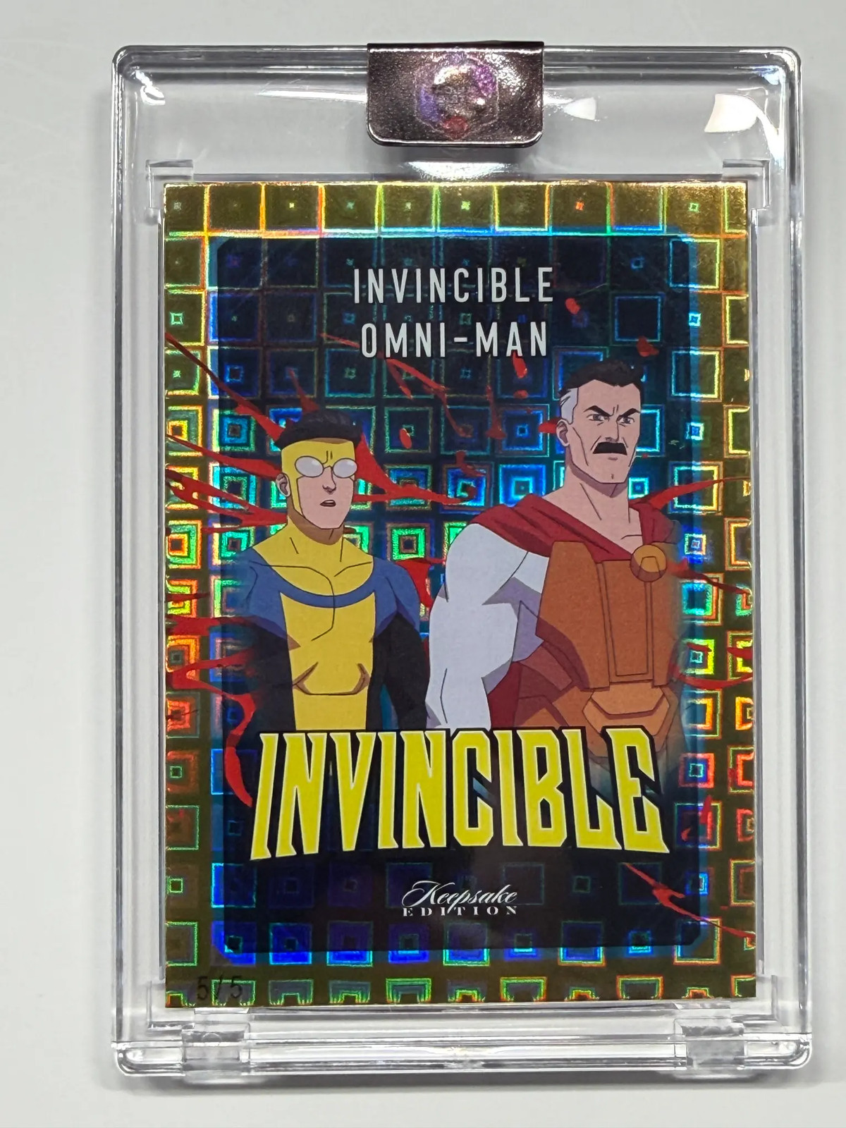 2026 Invincible Omni-Man #130 Holographic Foil 5/5 Free Pack Included