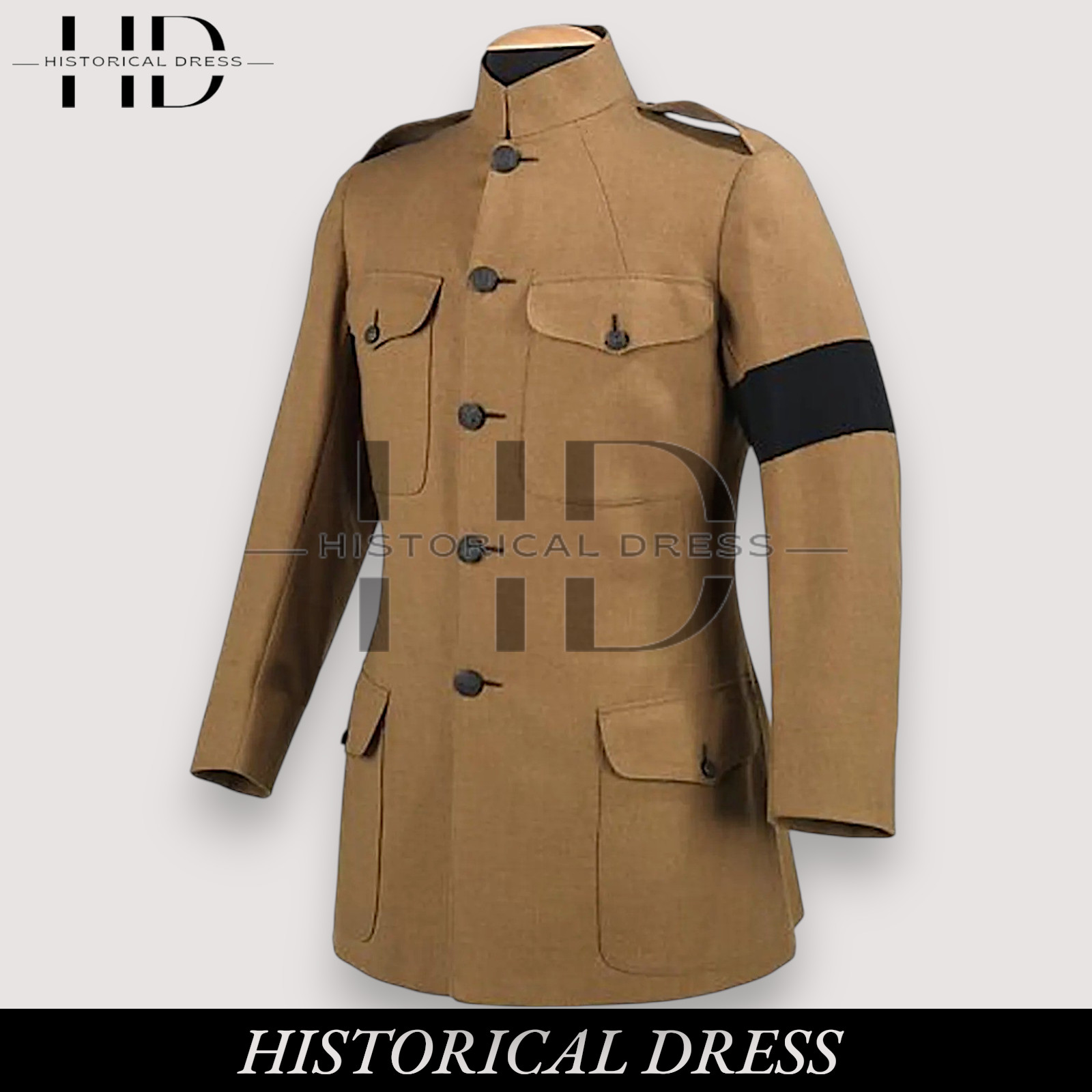 Military Jacket, National Guard Jacket, British Military Jacket, 1838-1922 Military Jacket, National Guard Jacket, British Military Jacket, 1838-1922