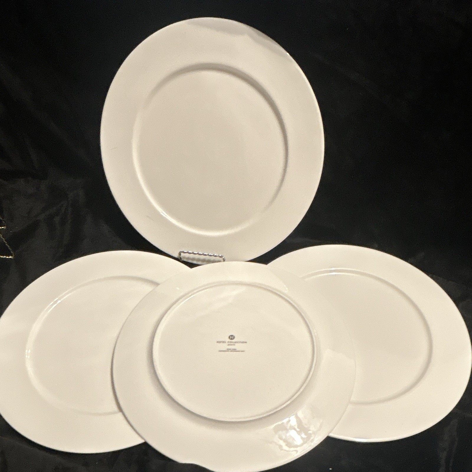 Macy’s Hotel Collection White Bone China Dinner Plates Set of 4 , 11.5 in Macy’s Hotel Collection White Bone China Dinner Plates Set of 4 , 11.5 in