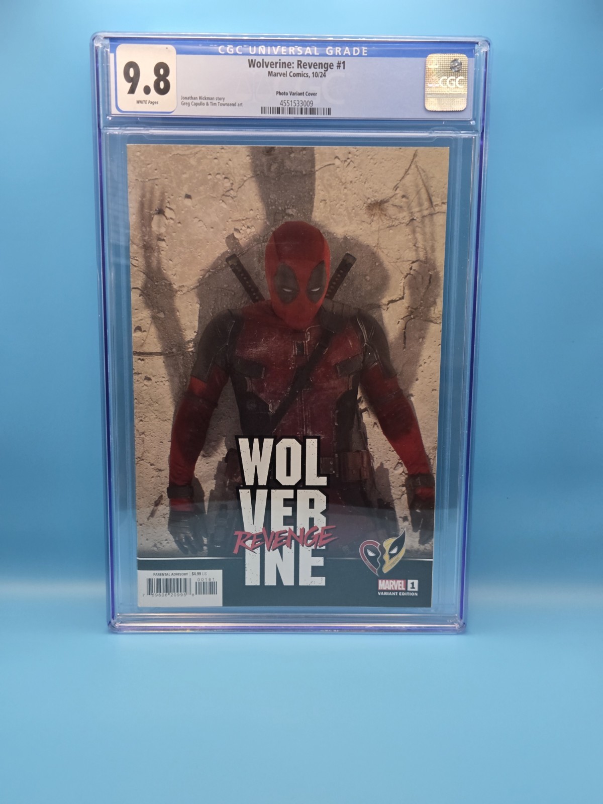 Wolverine: Revenge #1 Deadpool and Wolverine Movie Cover CGC 9.8