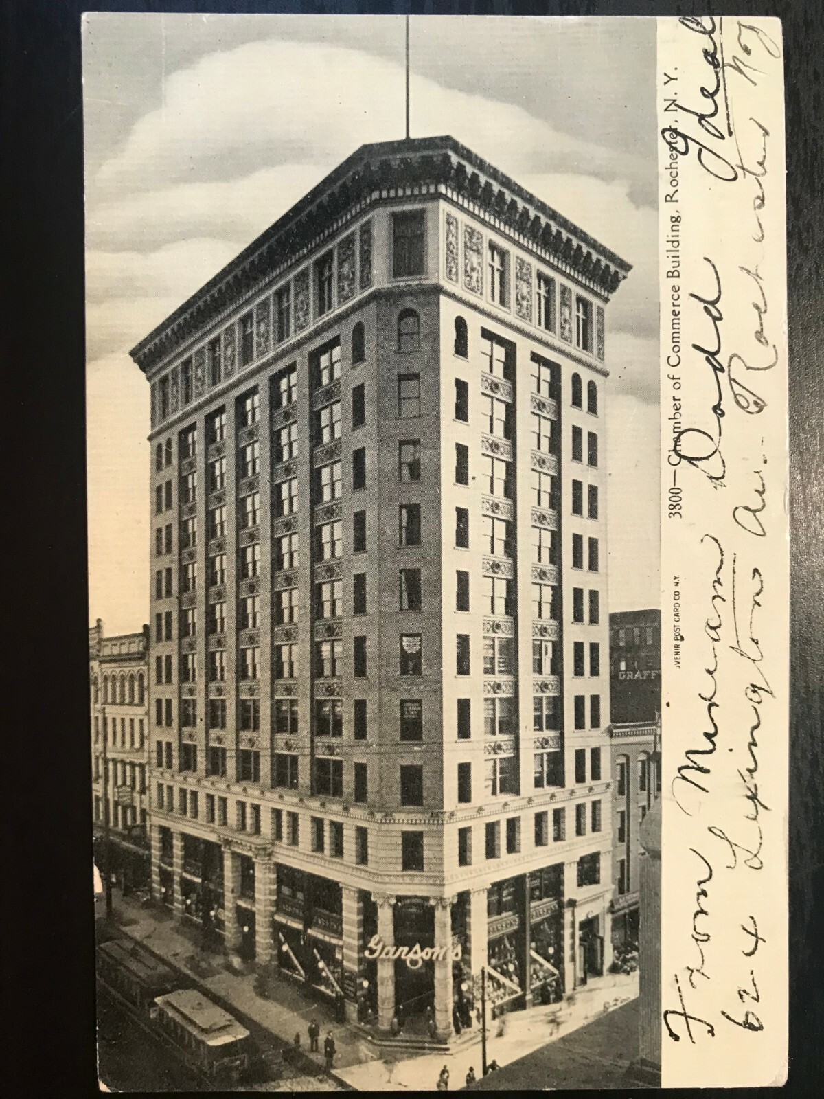 Vintage Postcard 1907 Chamber of Commerce Bldg Garson\'s Clothing Rochester NY Vintage Postcard 1907 Chamber of Commerce Bldg Garson\'s Clothing Rochester NY