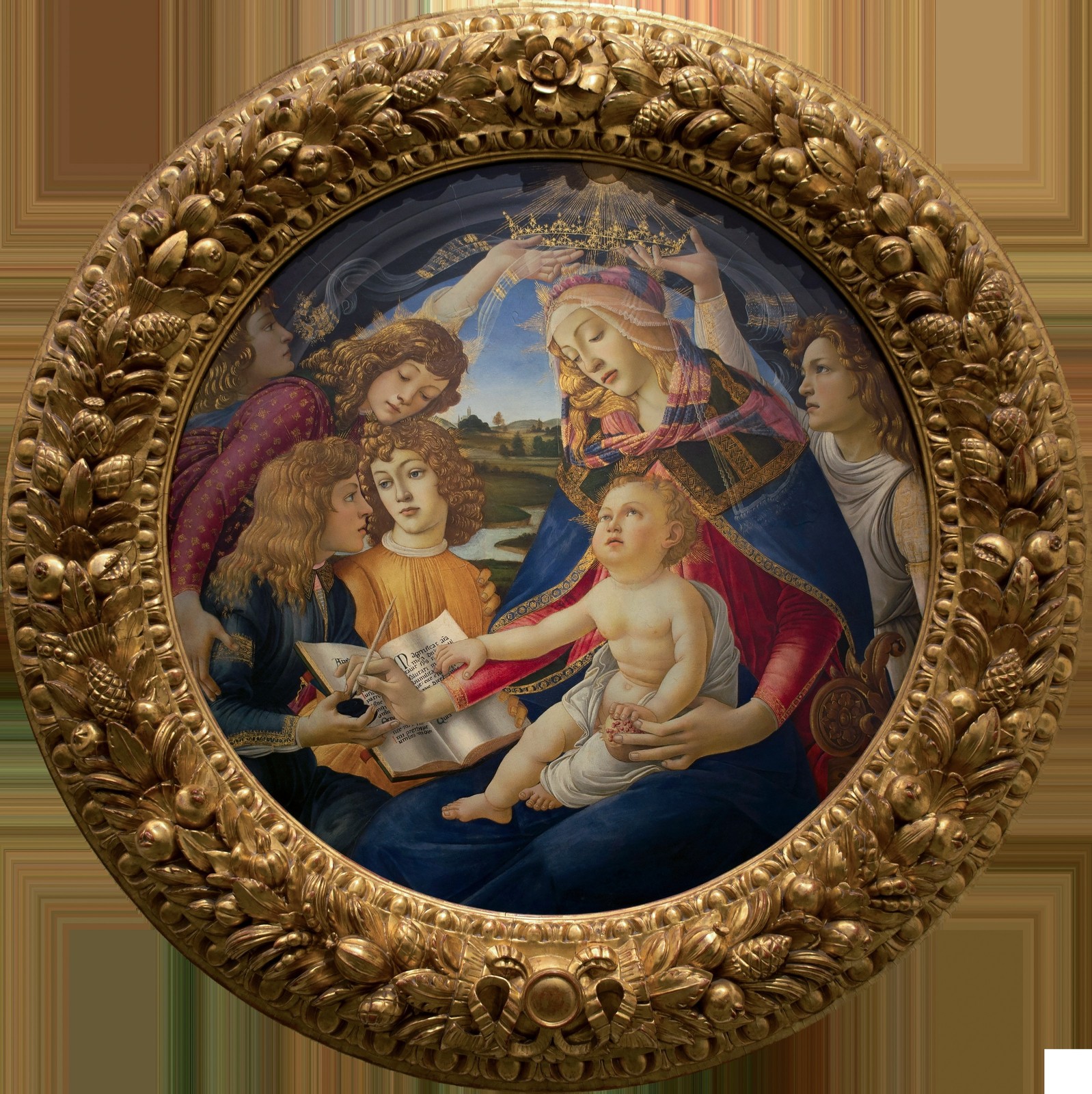 Botticelli Madonna Magnificat 1481 Vintage Renaissance Art Reprint Wall Art Botticelli Madonna Magnificat 1481 Vintage Renaissance Art Reprint Wall Art