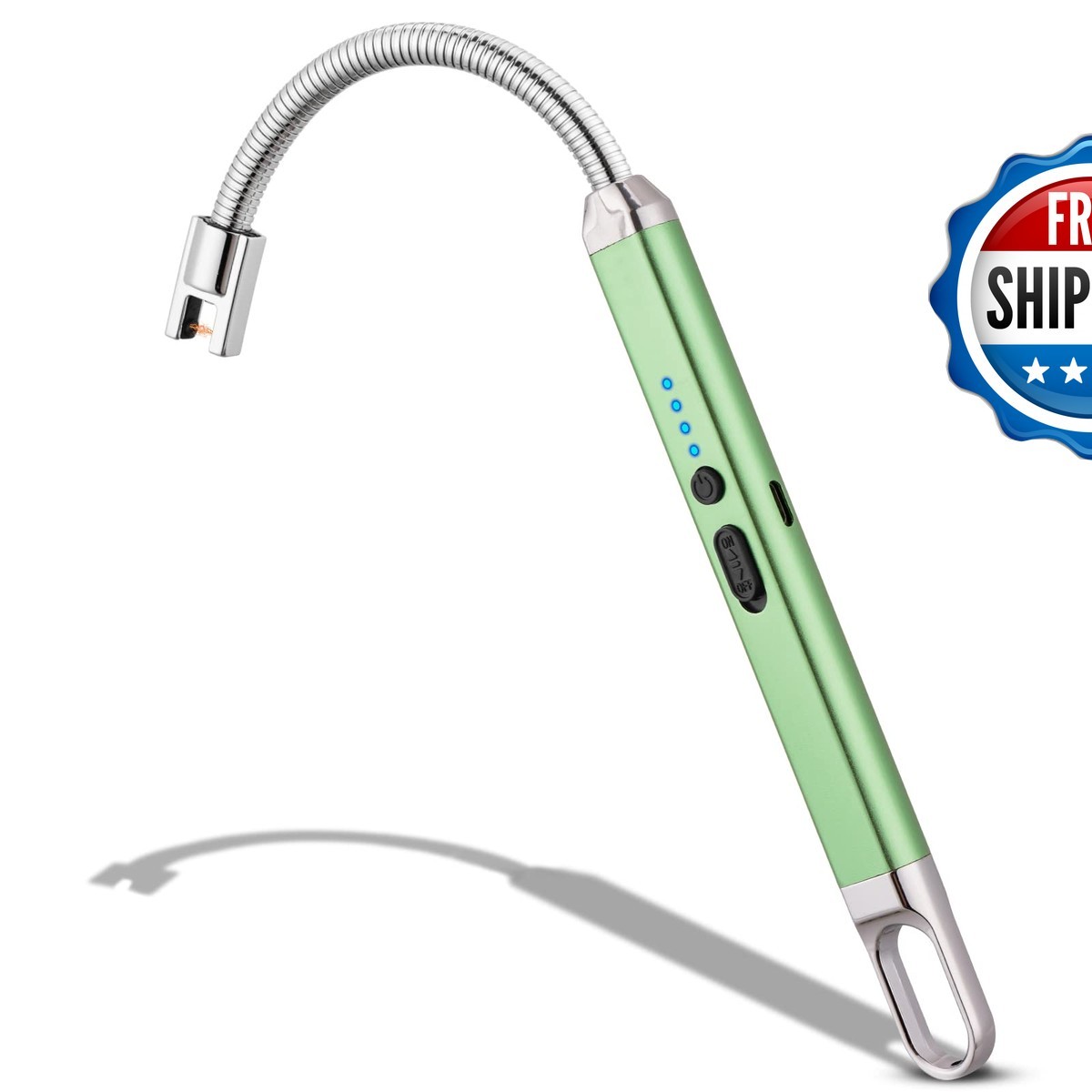 MEIRUBY M-12 USB Arc Rechargeable Windproof Long Handle Lighter MEIRUBY M-12 USB Arc Rechargeable Windproof Long Handle Lighter
